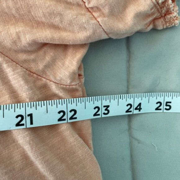 Free People Blouse Prairie Cottagecore Hippie Distressed Medium Like New $98 - Picture 10 of 13